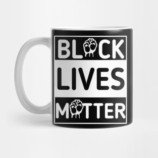 BLM | Black Lives Matter | Raised Clenched Fist | A Call for Equality Mug